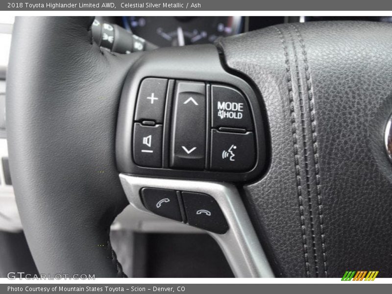 Celestial Silver Metallic / Ash 2018 Toyota Highlander Limited AWD