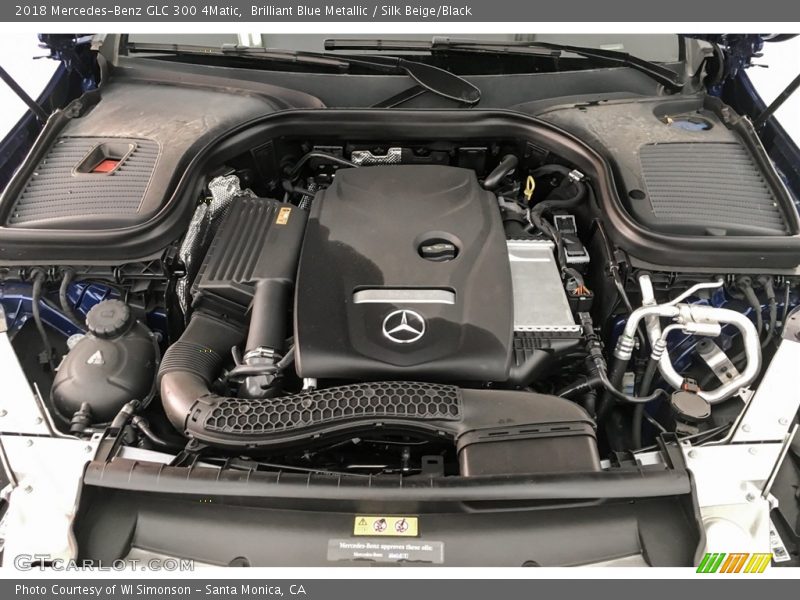 Brilliant Blue Metallic / Silk Beige/Black 2018 Mercedes-Benz GLC 300 4Matic