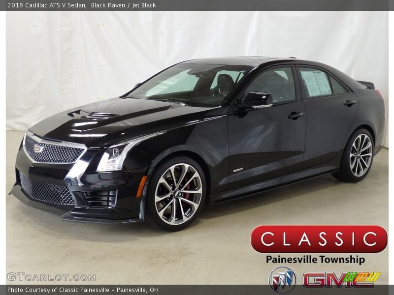 Black Raven / Jet Black 2016 Cadillac ATS V Sedan