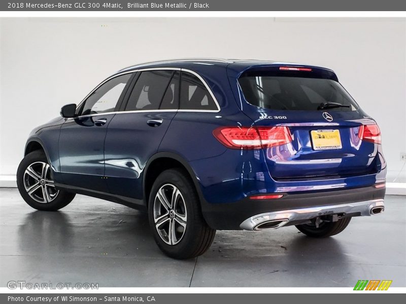 Brilliant Blue Metallic / Black 2018 Mercedes-Benz GLC 300 4Matic