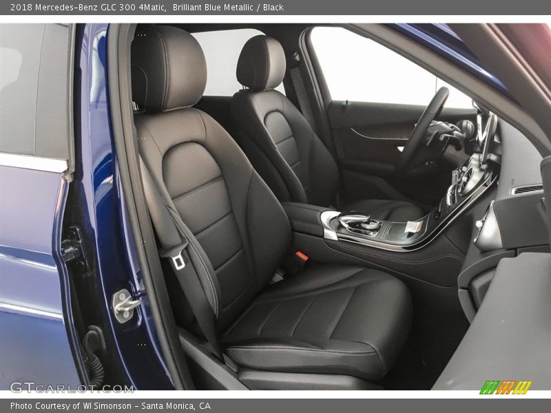 Brilliant Blue Metallic / Black 2018 Mercedes-Benz GLC 300 4Matic