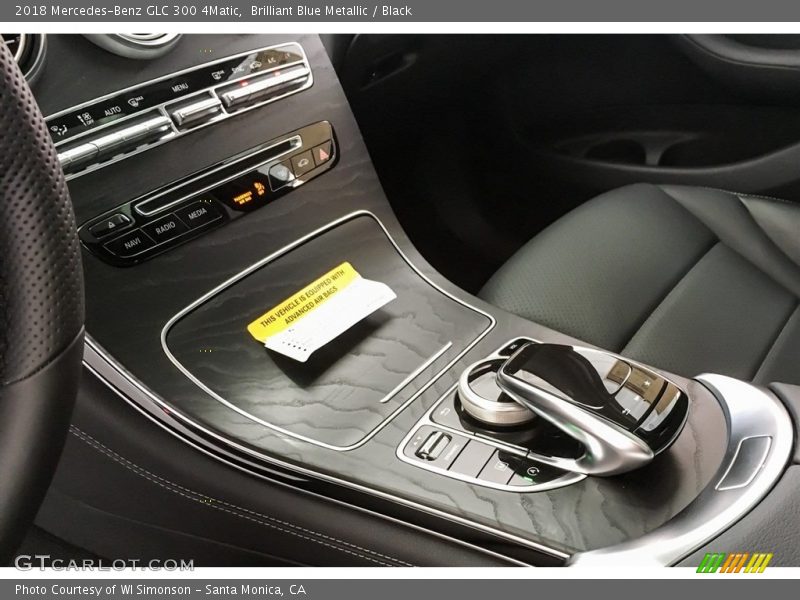 Brilliant Blue Metallic / Black 2018 Mercedes-Benz GLC 300 4Matic