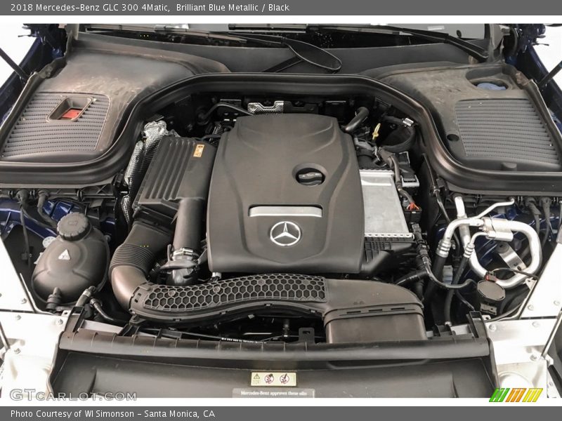Brilliant Blue Metallic / Black 2018 Mercedes-Benz GLC 300 4Matic