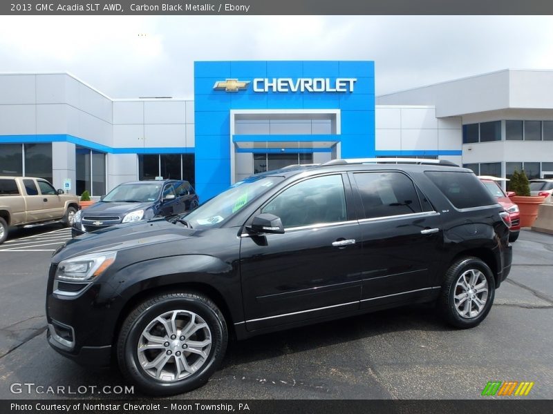 Carbon Black Metallic / Ebony 2013 GMC Acadia SLT AWD