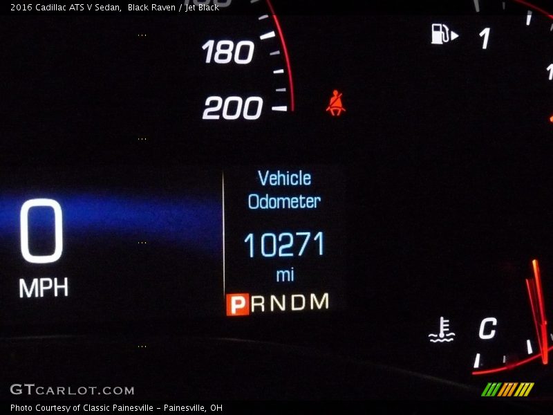 Black Raven / Jet Black 2016 Cadillac ATS V Sedan