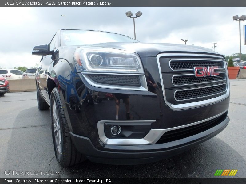 Carbon Black Metallic / Ebony 2013 GMC Acadia SLT AWD
