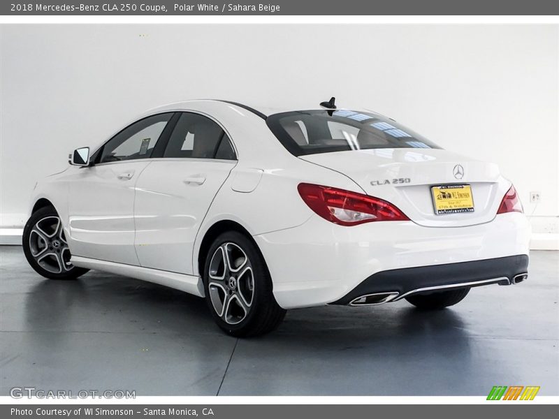 Polar White / Sahara Beige 2018 Mercedes-Benz CLA 250 Coupe
