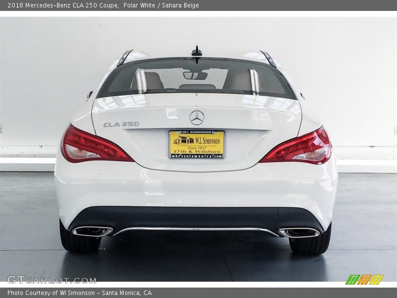 Polar White / Sahara Beige 2018 Mercedes-Benz CLA 250 Coupe