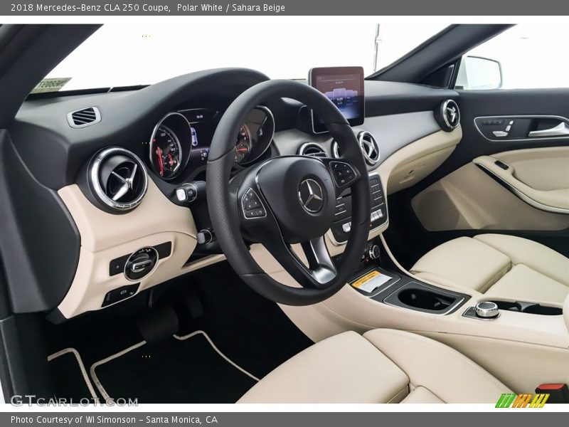 Polar White / Sahara Beige 2018 Mercedes-Benz CLA 250 Coupe