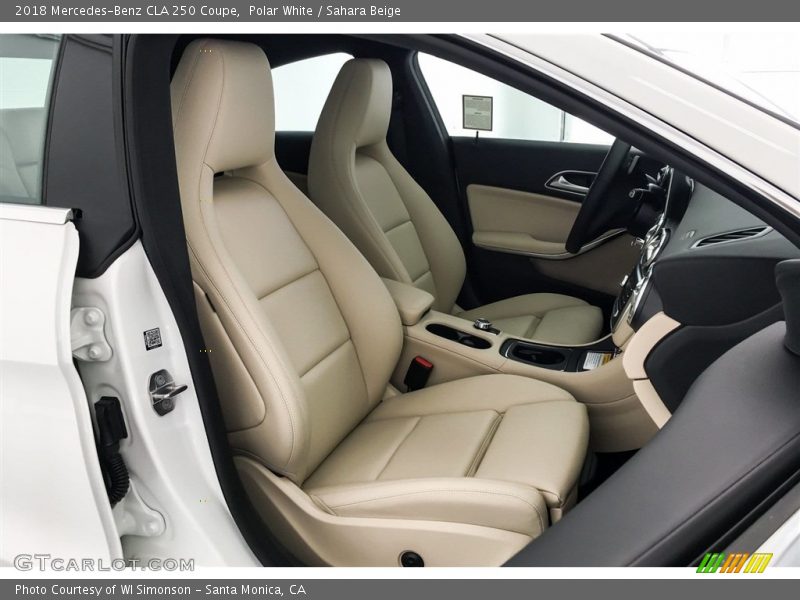 Polar White / Sahara Beige 2018 Mercedes-Benz CLA 250 Coupe