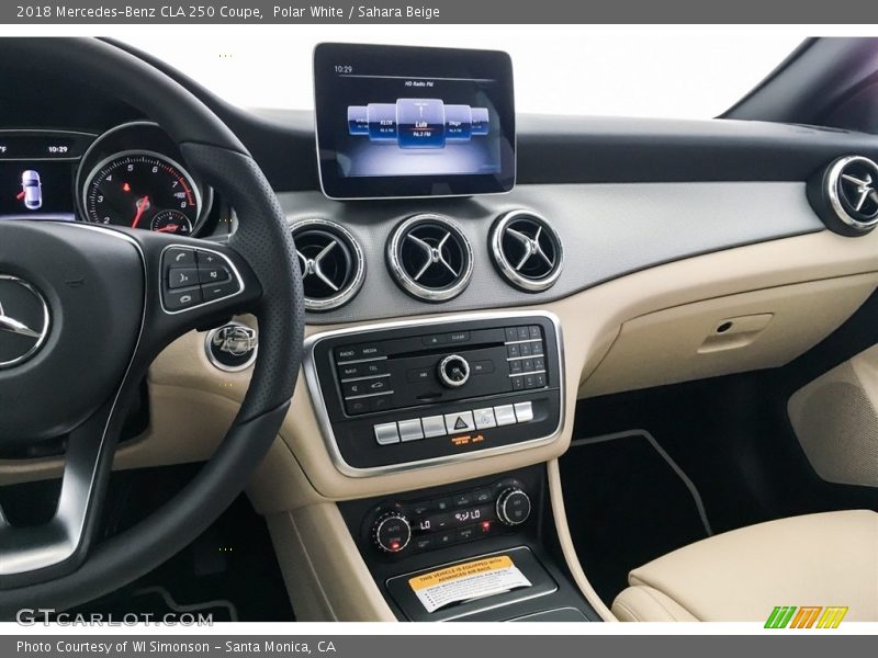 Polar White / Sahara Beige 2018 Mercedes-Benz CLA 250 Coupe