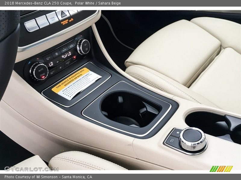 Polar White / Sahara Beige 2018 Mercedes-Benz CLA 250 Coupe