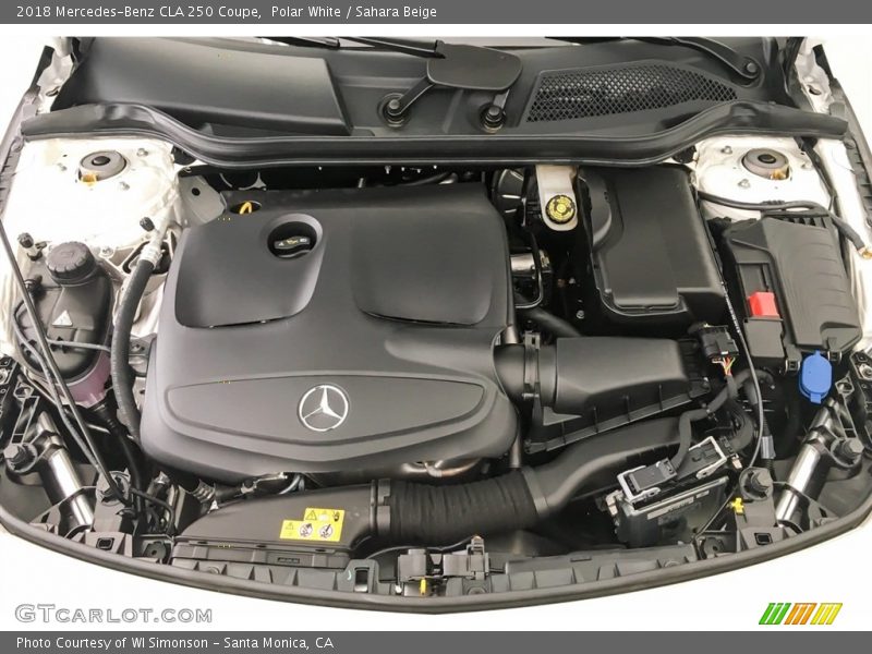 Polar White / Sahara Beige 2018 Mercedes-Benz CLA 250 Coupe