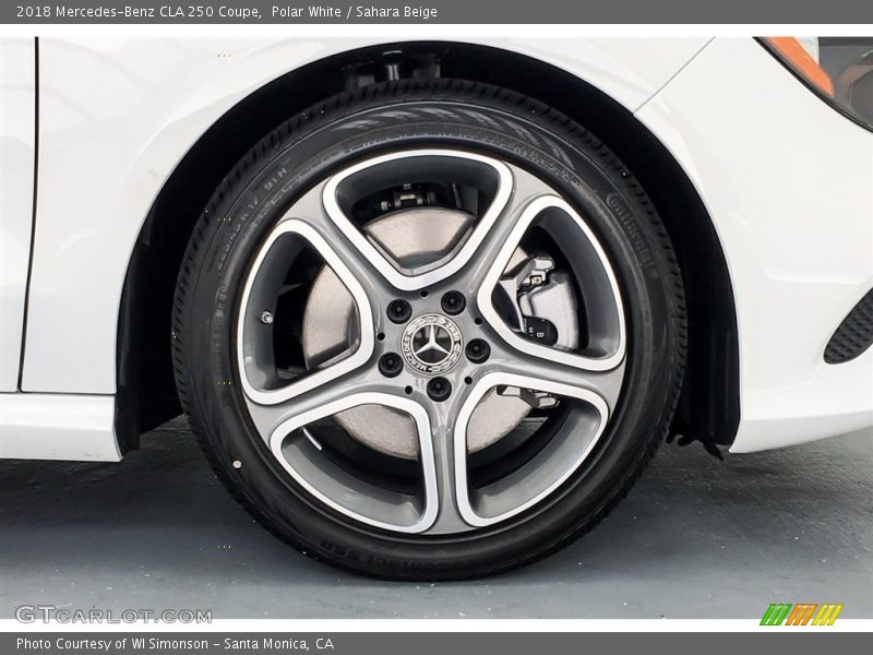 Polar White / Sahara Beige 2018 Mercedes-Benz CLA 250 Coupe