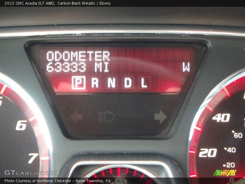 Carbon Black Metallic / Ebony 2013 GMC Acadia SLT AWD