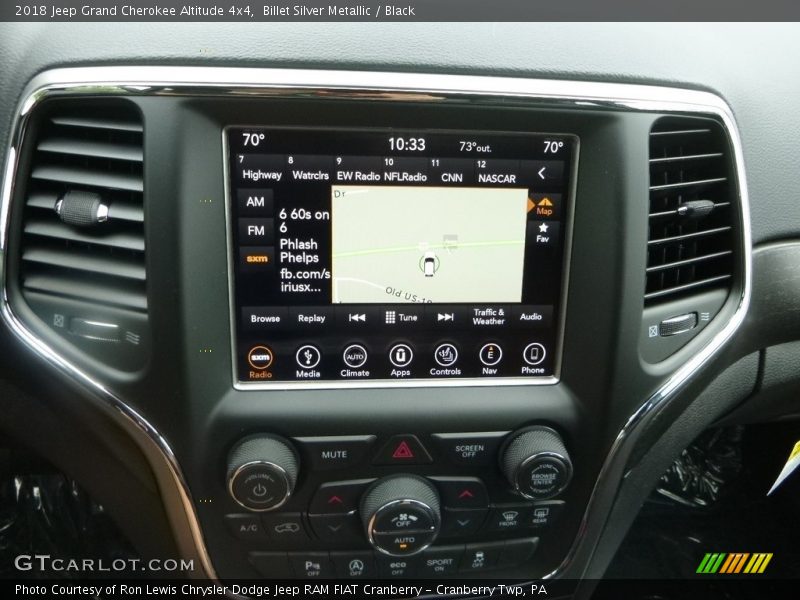 Billet Silver Metallic / Black 2018 Jeep Grand Cherokee Altitude 4x4