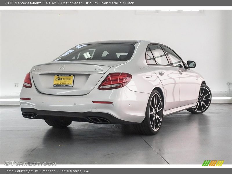 Iridium Silver Metallic / Black 2018 Mercedes-Benz E 43 AMG 4Matic Sedan