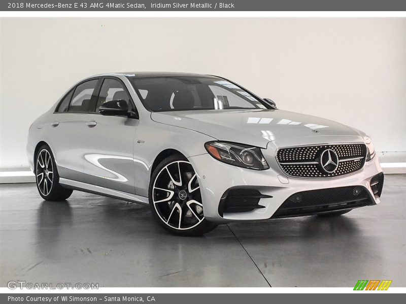 Iridium Silver Metallic / Black 2018 Mercedes-Benz E 43 AMG 4Matic Sedan