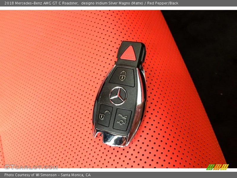 Keys of 2018 AMG GT C Roadster