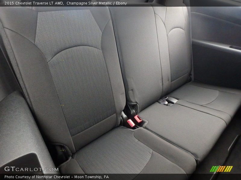 Champagne Silver Metallic / Ebony 2015 Chevrolet Traverse LT AWD