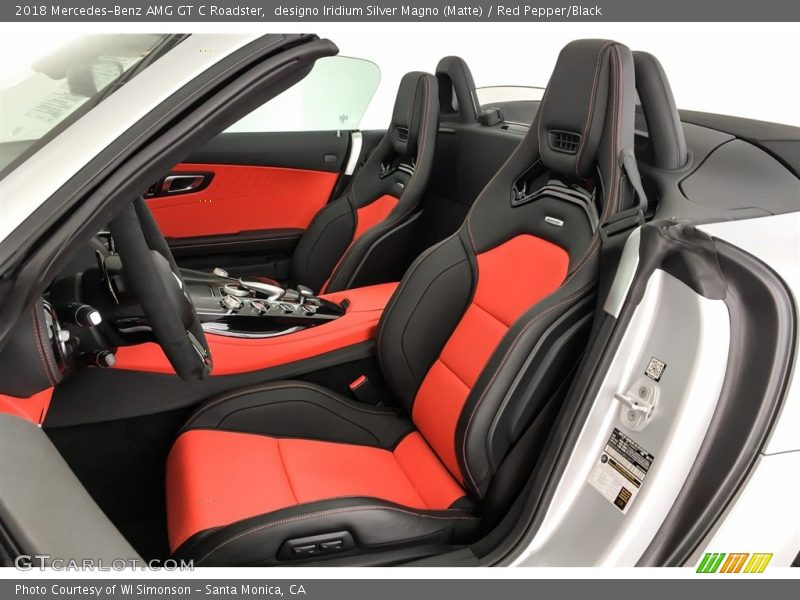 Front Seat of 2018 AMG GT C Roadster