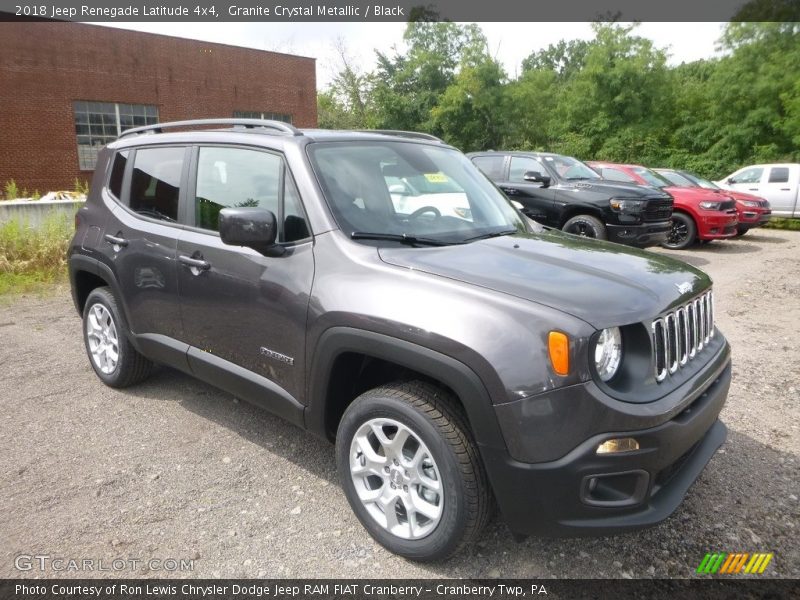 Granite Crystal Metallic / Black 2018 Jeep Renegade Latitude 4x4