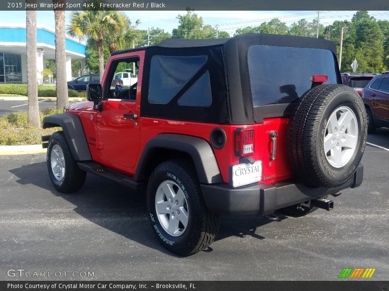 Firecracker Red / Black 2015 Jeep Wrangler Sport 4x4