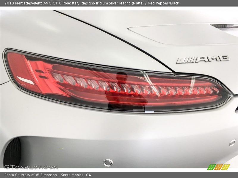 designo Iridium Silver Magno (Matte) / Red Pepper/Black 2018 Mercedes-Benz AMG GT C Roadster