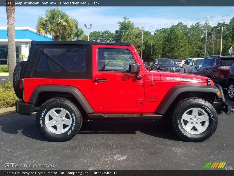 Firecracker Red / Black 2015 Jeep Wrangler Sport 4x4
