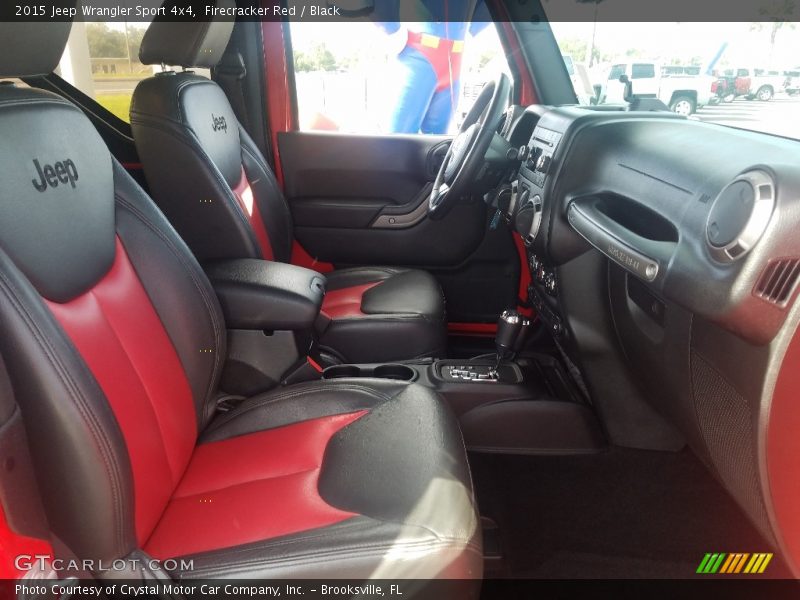 Firecracker Red / Black 2015 Jeep Wrangler Sport 4x4