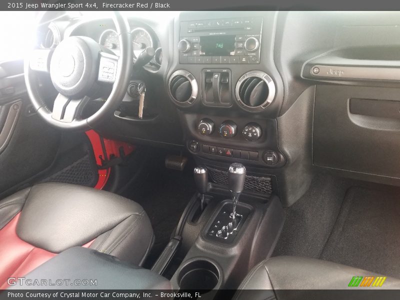Firecracker Red / Black 2015 Jeep Wrangler Sport 4x4