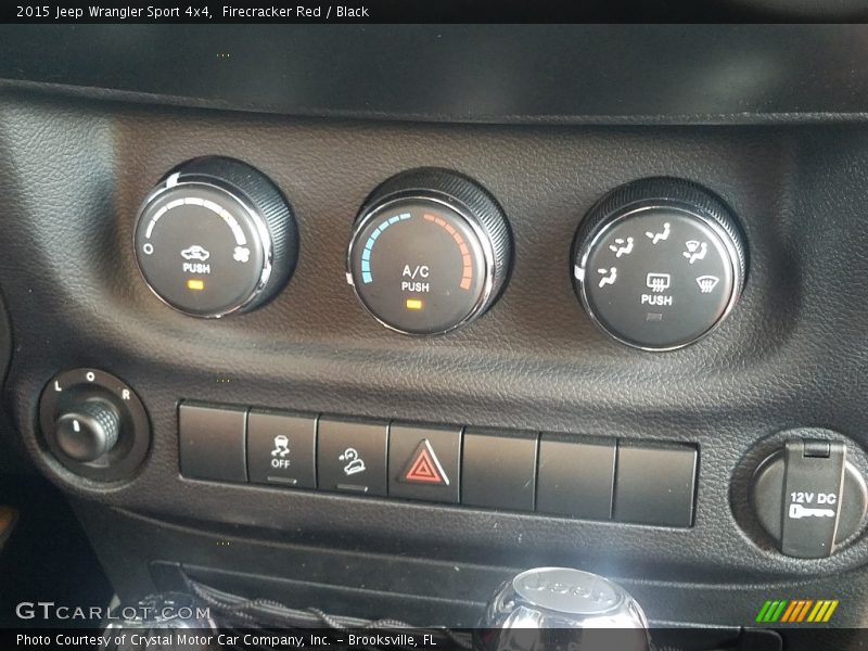Firecracker Red / Black 2015 Jeep Wrangler Sport 4x4