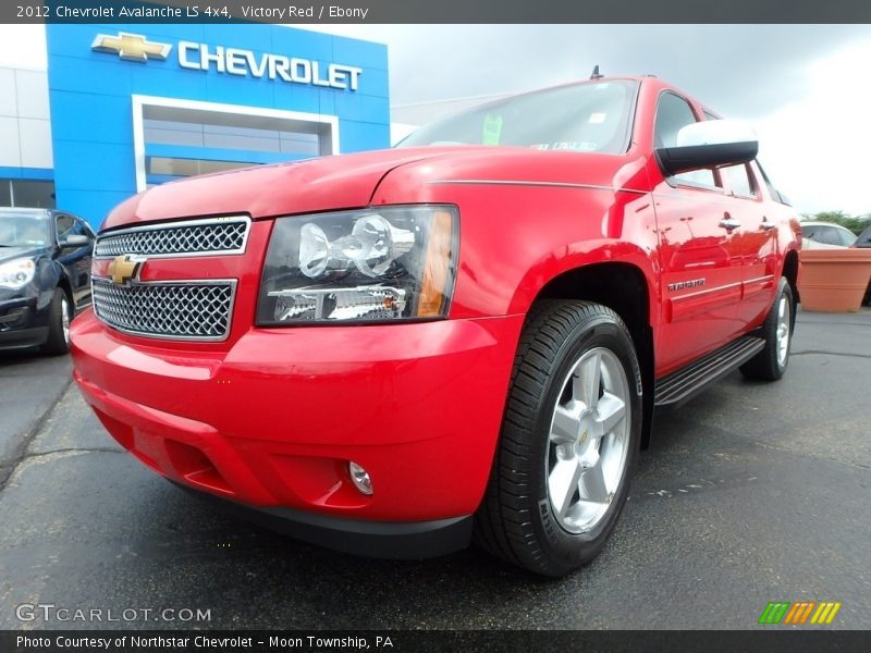 Victory Red / Ebony 2012 Chevrolet Avalanche LS 4x4