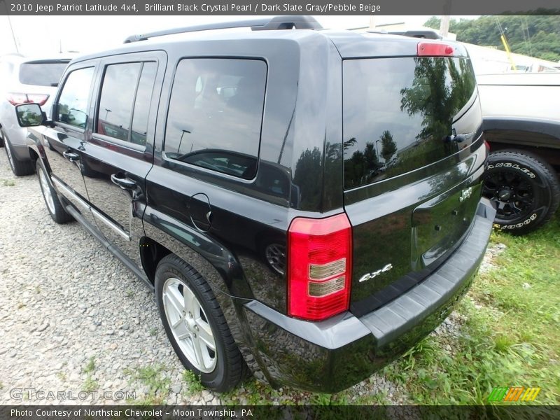 Brilliant Black Crystal Pearl / Dark Slate Gray/Pebble Beige 2010 Jeep Patriot Latitude 4x4