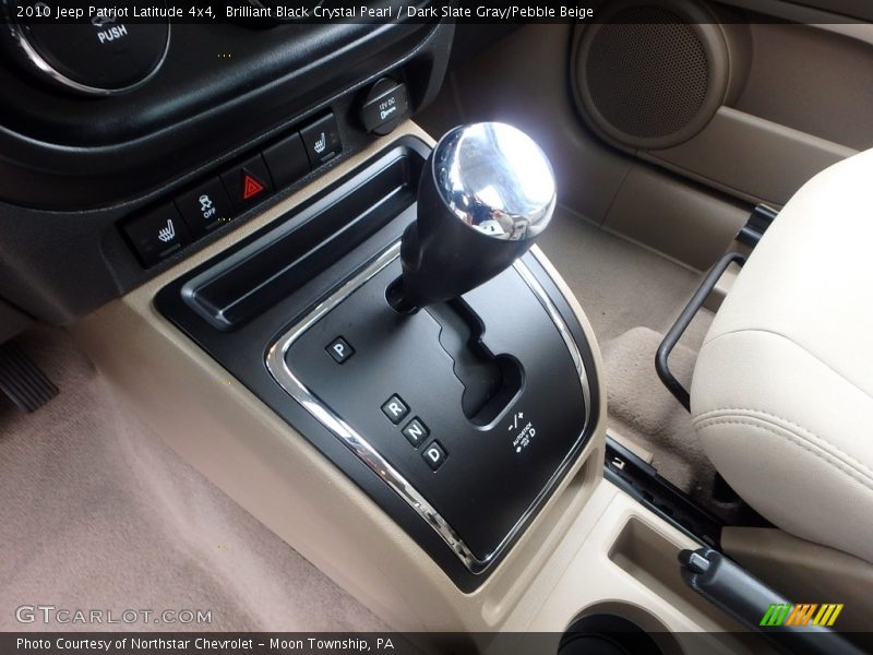 Brilliant Black Crystal Pearl / Dark Slate Gray/Pebble Beige 2010 Jeep Patriot Latitude 4x4