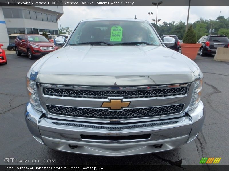 Summit White / Ebony 2013 Chevrolet Silverado 1500 LT Extended Cab 4x4