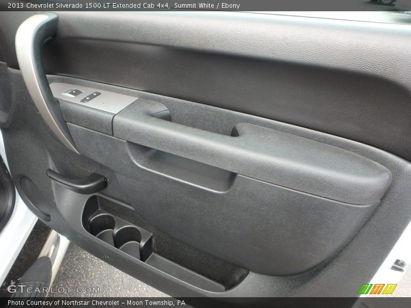 Summit White / Ebony 2013 Chevrolet Silverado 1500 LT Extended Cab 4x4