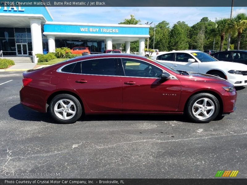 Butte Red Metallic / Jet Black 2016 Chevrolet Malibu LS