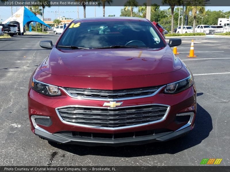 Butte Red Metallic / Jet Black 2016 Chevrolet Malibu LS
