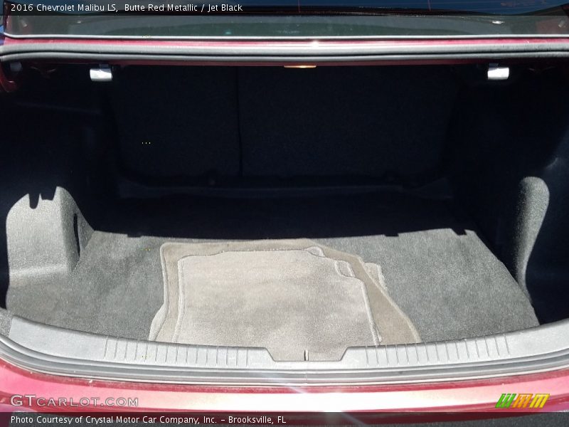 Butte Red Metallic / Jet Black 2016 Chevrolet Malibu LS