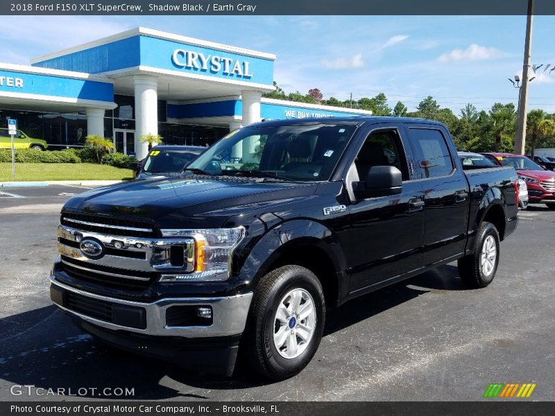 Shadow Black / Earth Gray 2018 Ford F150 XLT SuperCrew