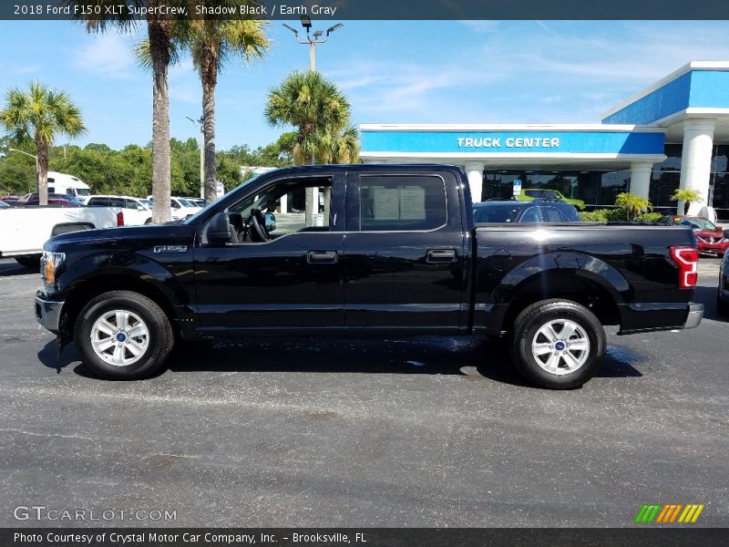 Shadow Black / Earth Gray 2018 Ford F150 XLT SuperCrew