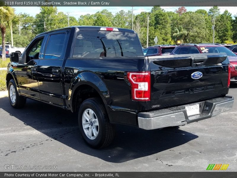 Shadow Black / Earth Gray 2018 Ford F150 XLT SuperCrew
