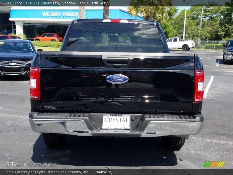 Shadow Black / Earth Gray 2018 Ford F150 XLT SuperCrew