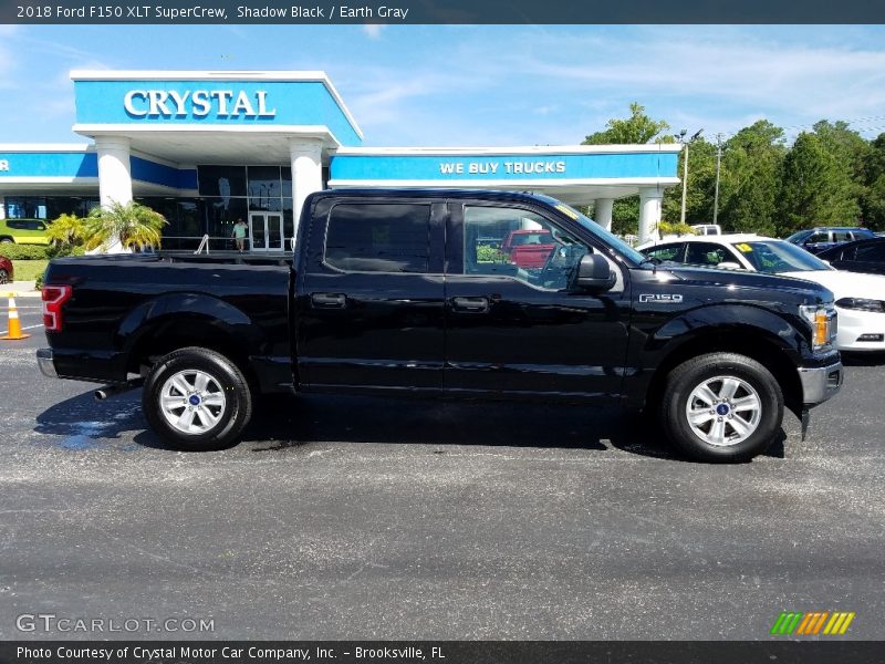 Shadow Black / Earth Gray 2018 Ford F150 XLT SuperCrew