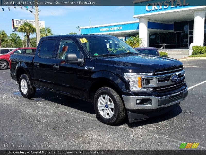 Shadow Black / Earth Gray 2018 Ford F150 XLT SuperCrew