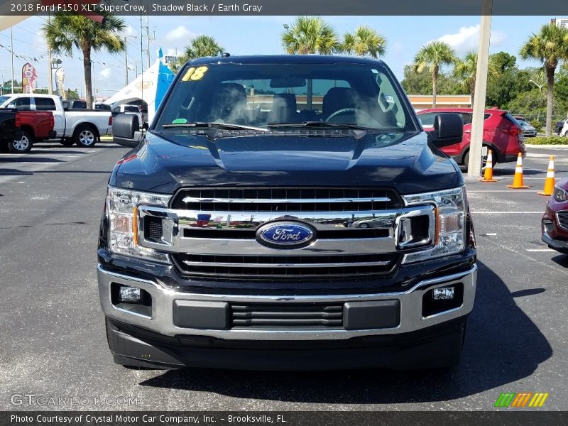 Shadow Black / Earth Gray 2018 Ford F150 XLT SuperCrew