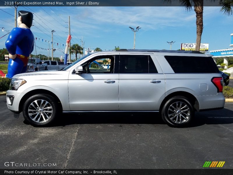 Ingot Silver / Ebony 2018 Ford Expedition Limited Max