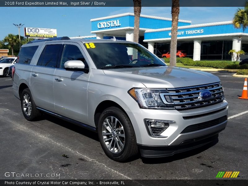 Ingot Silver / Ebony 2018 Ford Expedition Limited Max