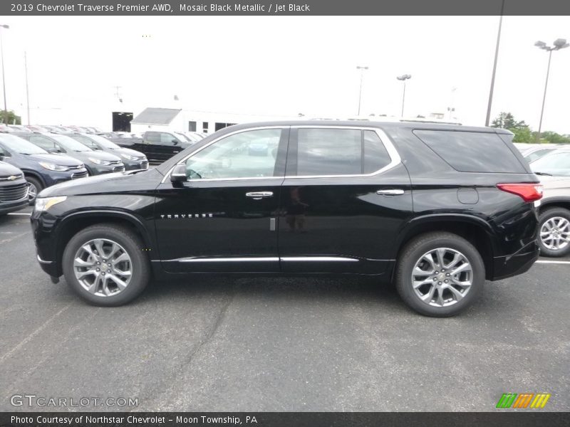 Mosaic Black Metallic / Jet Black 2019 Chevrolet Traverse Premier AWD